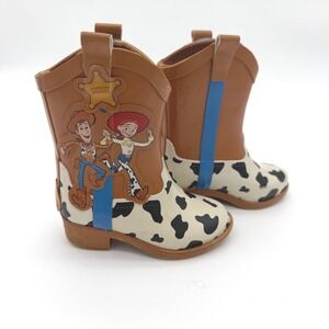 Disney Pixar Toy Story Cowboy Play Boots Kids 5/6 Woody Jessie Plastic